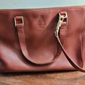 Vintage Red Mark Cross purse or Satchel